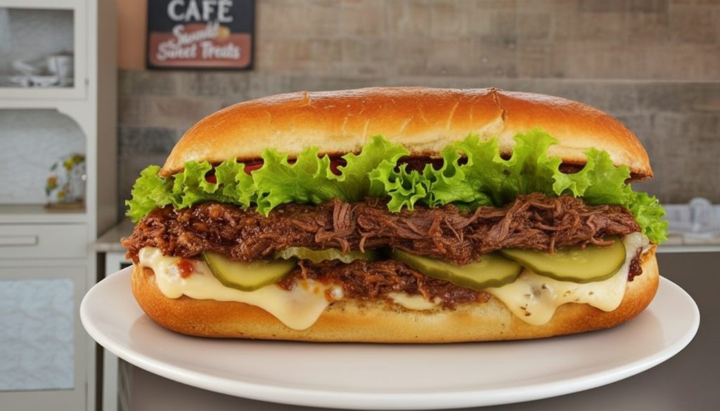 Sandubão de Carne desfiada